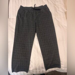 Women's Gray Checkered Pants